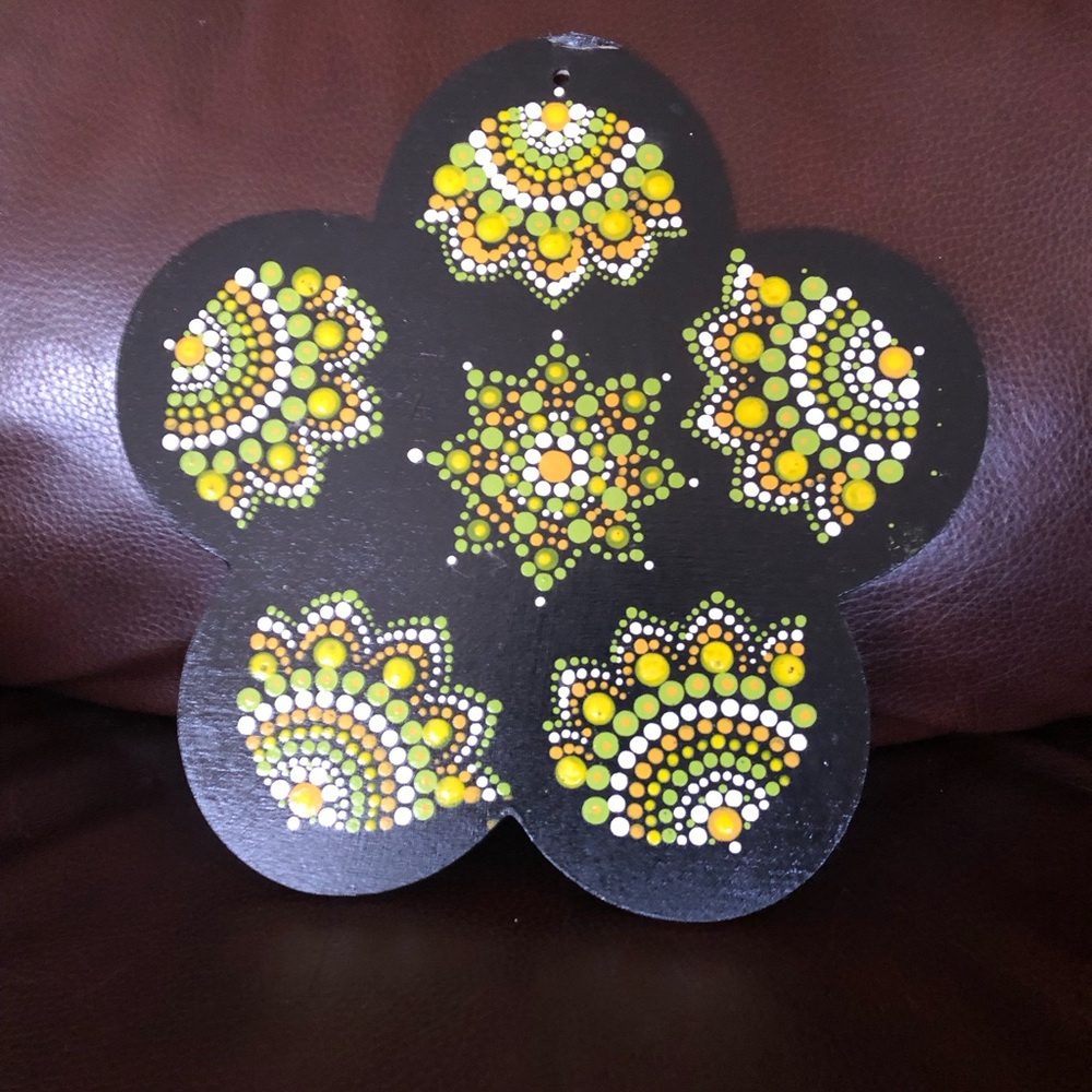 Dot Mandala Art Wall plaque